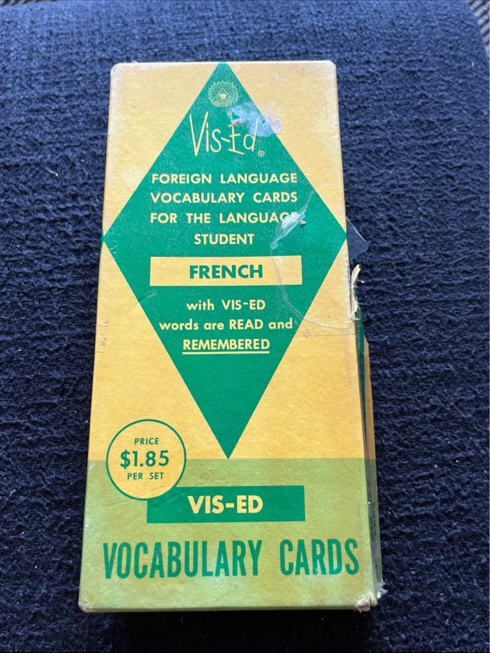 VINTAGE VIS-ED VOCAB CARDS